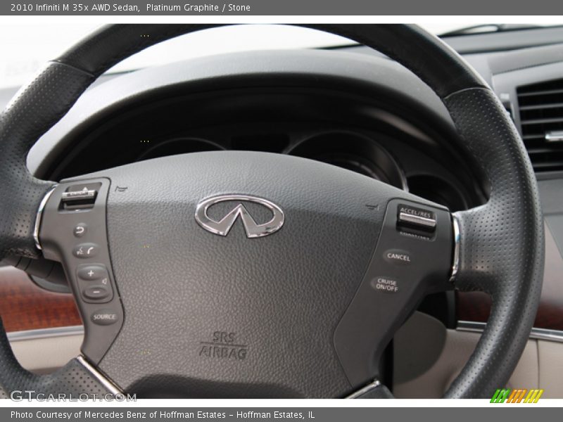 Platinum Graphite / Stone 2010 Infiniti M 35x AWD Sedan