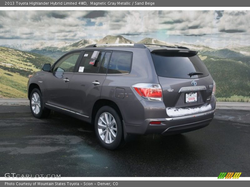 Magnetic Gray Metallic / Sand Beige 2013 Toyota Highlander Hybrid Limited 4WD