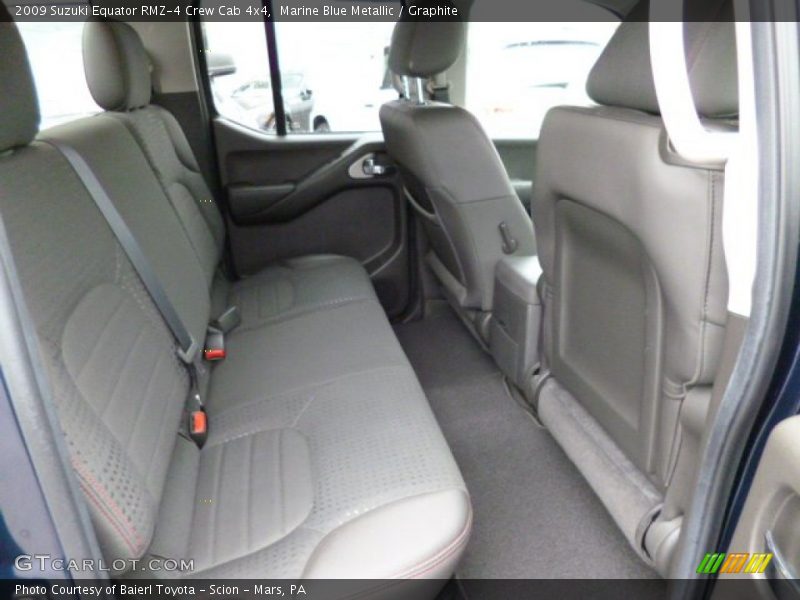 Rear Seat of 2009 Equator RMZ-4 Crew Cab 4x4