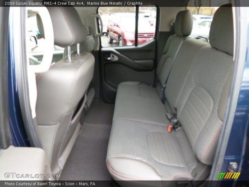 Rear Seat of 2009 Equator RMZ-4 Crew Cab 4x4