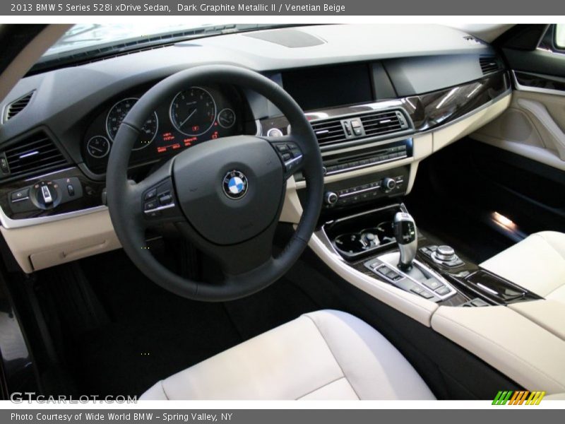 Dark Graphite Metallic II / Venetian Beige 2013 BMW 5 Series 528i xDrive Sedan