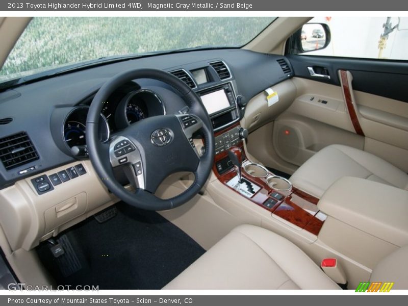  2013 Highlander Hybrid Limited 4WD Sand Beige Interior