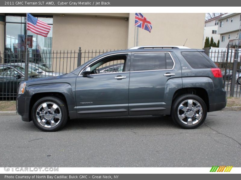 Cyber Gray Metallic / Jet Black 2011 GMC Terrain SLT AWD