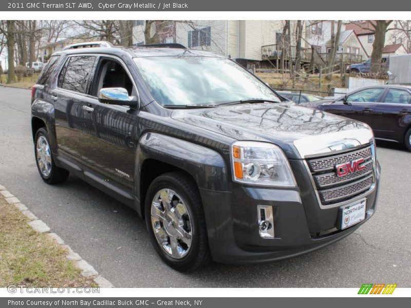 Cyber Gray Metallic / Jet Black 2011 GMC Terrain SLT AWD