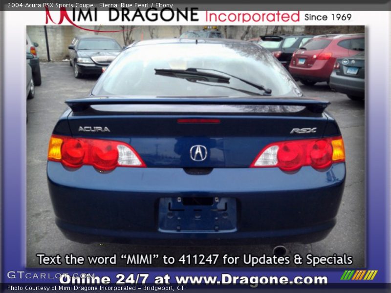 Eternal Blue Pearl / Ebony 2004 Acura RSX Sports Coupe