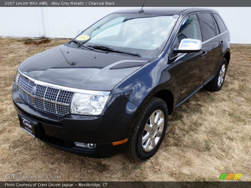 Alloy Grey Metallic / Charcoal Black 2007 Lincoln MKX AWD