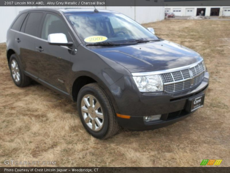 Alloy Grey Metallic / Charcoal Black 2007 Lincoln MKX AWD