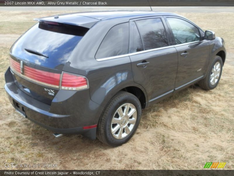 Alloy Grey Metallic / Charcoal Black 2007 Lincoln MKX AWD