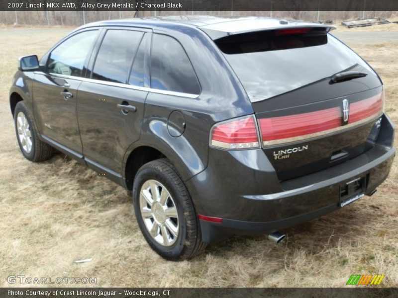 Alloy Grey Metallic / Charcoal Black 2007 Lincoln MKX AWD