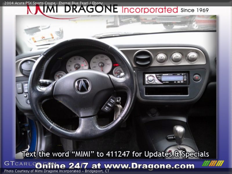 Eternal Blue Pearl / Ebony 2004 Acura RSX Sports Coupe