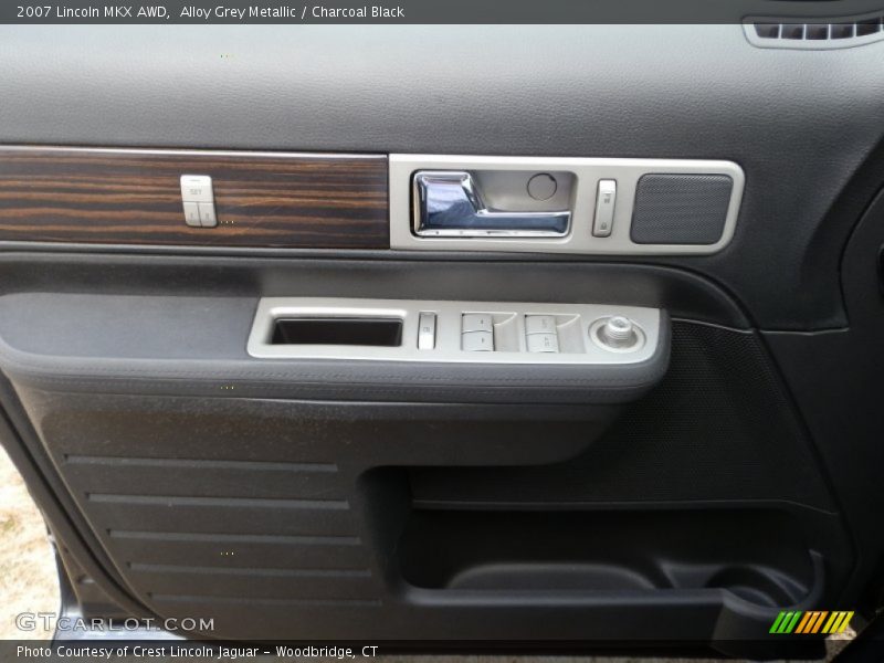 Alloy Grey Metallic / Charcoal Black 2007 Lincoln MKX AWD