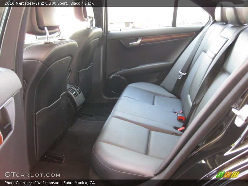 Black / Black 2010 Mercedes-Benz C 300 Sport