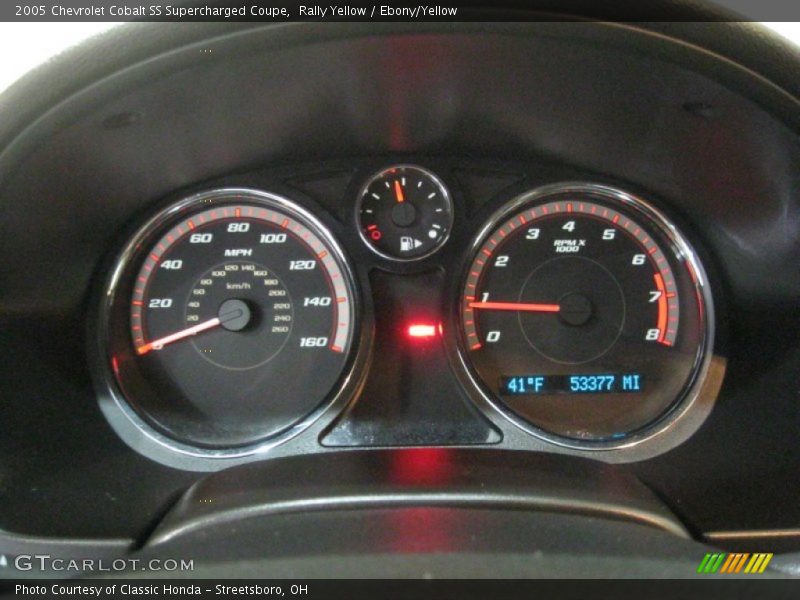  2005 Cobalt SS Supercharged Coupe SS Supercharged Coupe Gauges