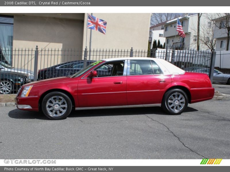 Crystal Red / Cashmere/Cocoa 2008 Cadillac DTS