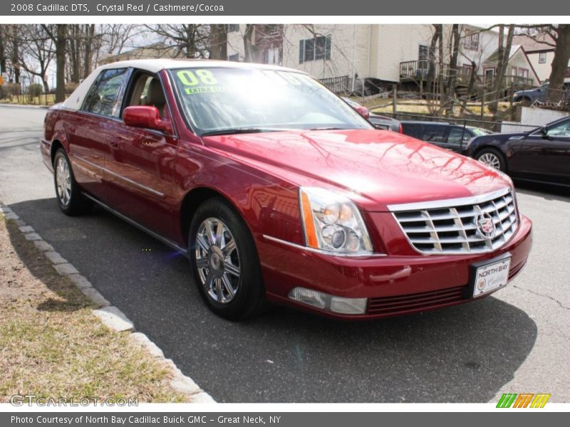 Crystal Red / Cashmere/Cocoa 2008 Cadillac DTS
