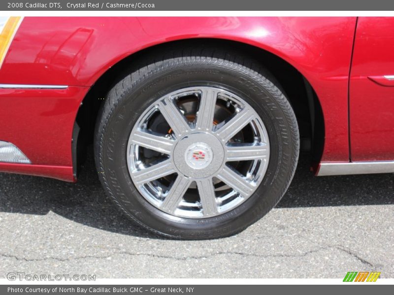 Crystal Red / Cashmere/Cocoa 2008 Cadillac DTS