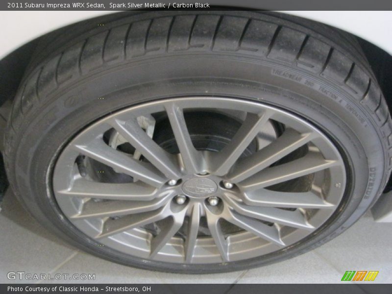 Spark Silver Metallic / Carbon Black 2011 Subaru Impreza WRX Sedan