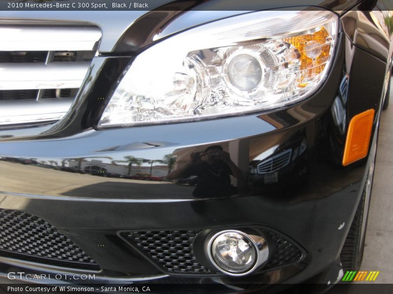 Black / Black 2010 Mercedes-Benz C 300 Sport