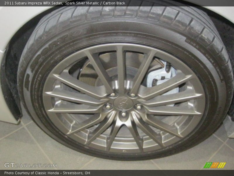 Spark Silver Metallic / Carbon Black 2011 Subaru Impreza WRX Sedan