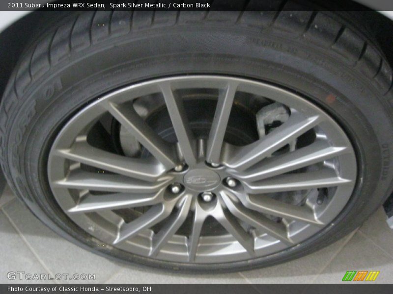 Spark Silver Metallic / Carbon Black 2011 Subaru Impreza WRX Sedan