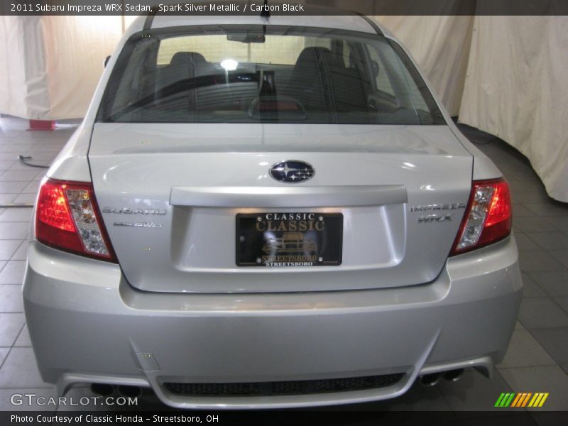 Spark Silver Metallic / Carbon Black 2011 Subaru Impreza WRX Sedan