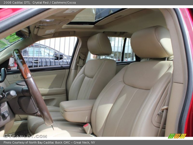 Crystal Red / Cashmere/Cocoa 2008 Cadillac DTS