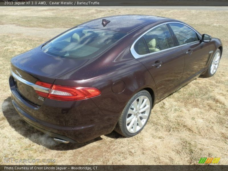 Caviar Metallic / Barley/Truffle 2013 Jaguar XF 3.0 AWD