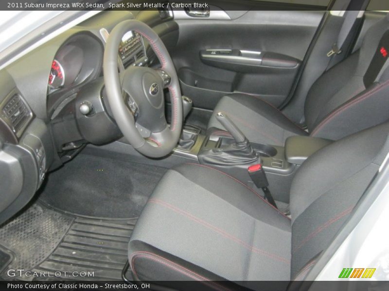 Spark Silver Metallic / Carbon Black 2011 Subaru Impreza WRX Sedan