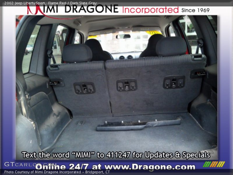 Flame Red / Dark Slate Gray 2002 Jeep Liberty Sport