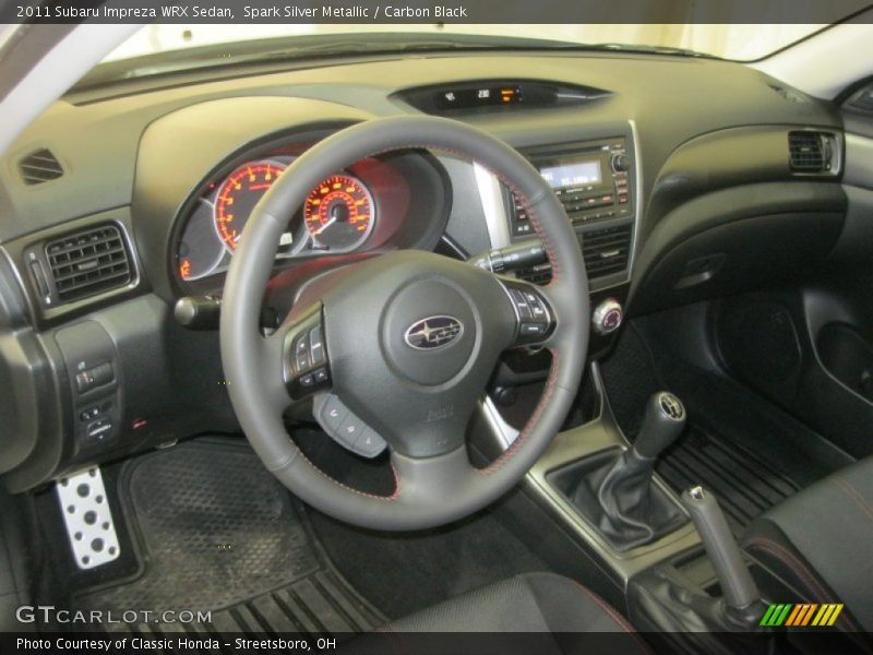 Spark Silver Metallic / Carbon Black 2011 Subaru Impreza WRX Sedan