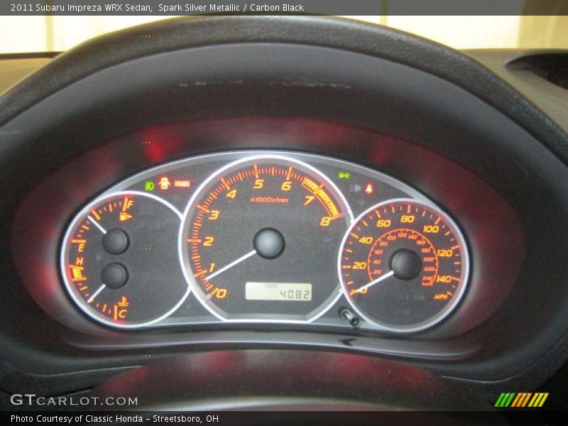  2011 Impreza WRX Sedan WRX Sedan Gauges