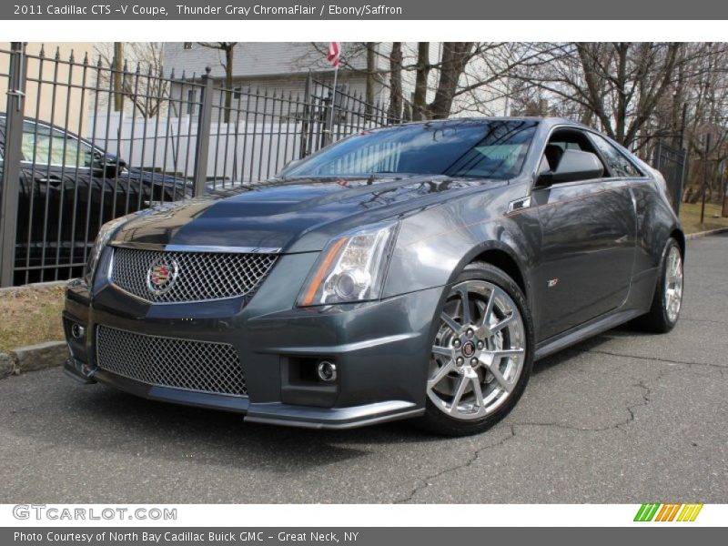 Front 3/4 View of 2011 CTS -V Coupe