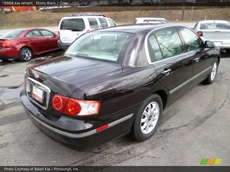 Ebony Black / Gray 2006 Kia Amanti