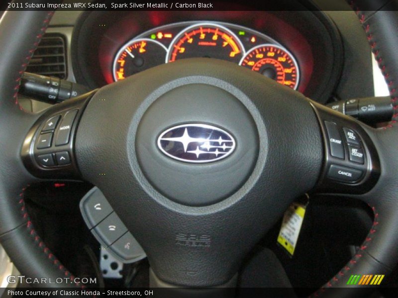 Spark Silver Metallic / Carbon Black 2011 Subaru Impreza WRX Sedan