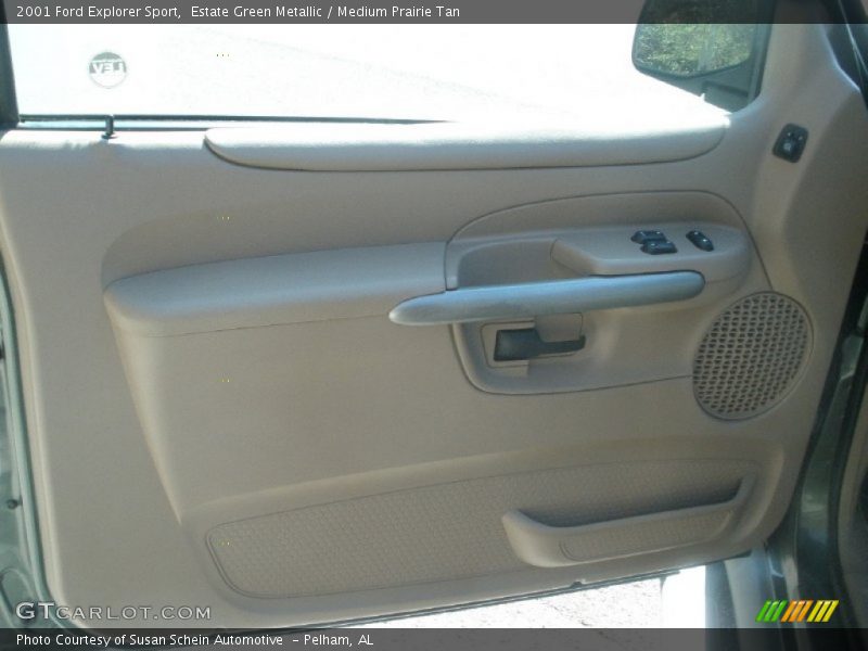 Estate Green Metallic / Medium Prairie Tan 2001 Ford Explorer Sport