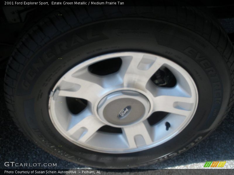 Estate Green Metallic / Medium Prairie Tan 2001 Ford Explorer Sport
