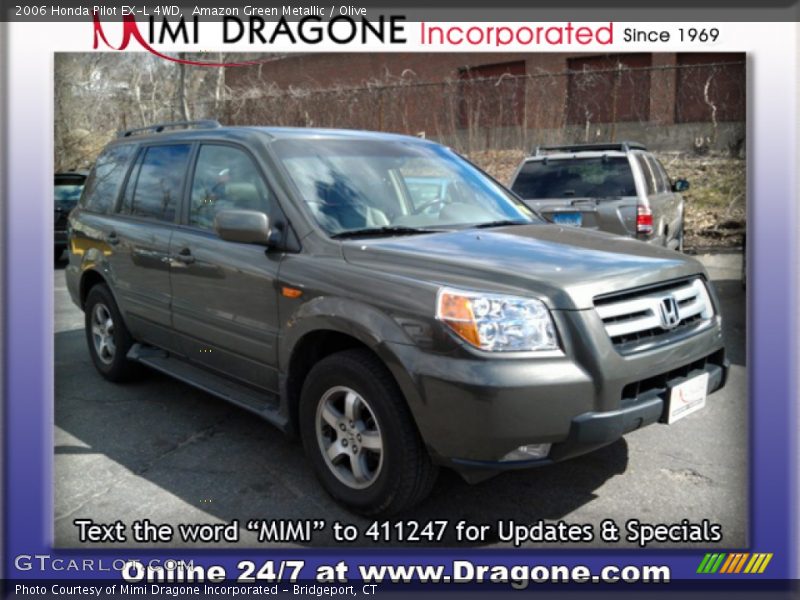 Amazon Green Metallic / Olive 2006 Honda Pilot EX-L 4WD