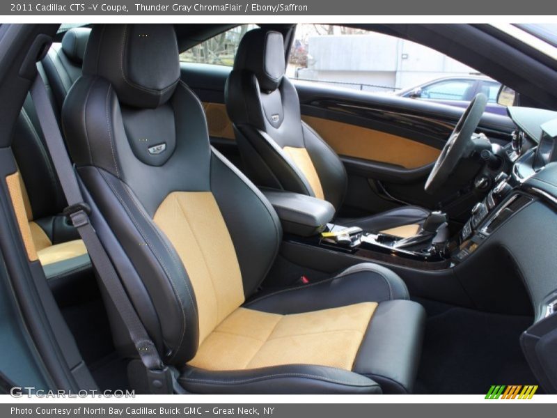  2011 CTS -V Coupe Ebony/Saffron Interior