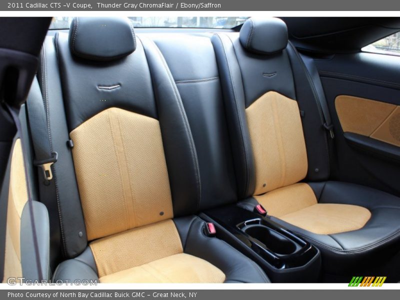 Rear Seat of 2011 CTS -V Coupe