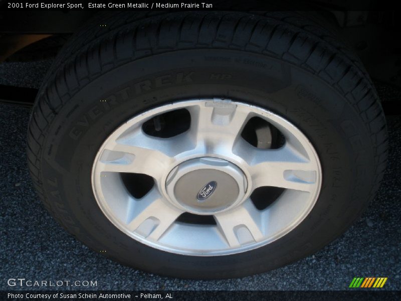 Estate Green Metallic / Medium Prairie Tan 2001 Ford Explorer Sport