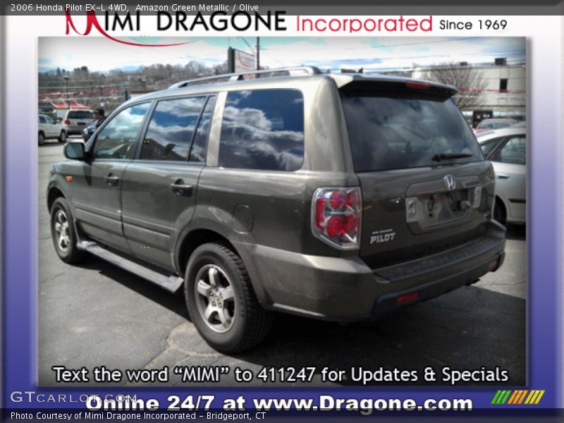 Amazon Green Metallic / Olive 2006 Honda Pilot EX-L 4WD
