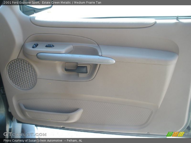 Estate Green Metallic / Medium Prairie Tan 2001 Ford Explorer Sport