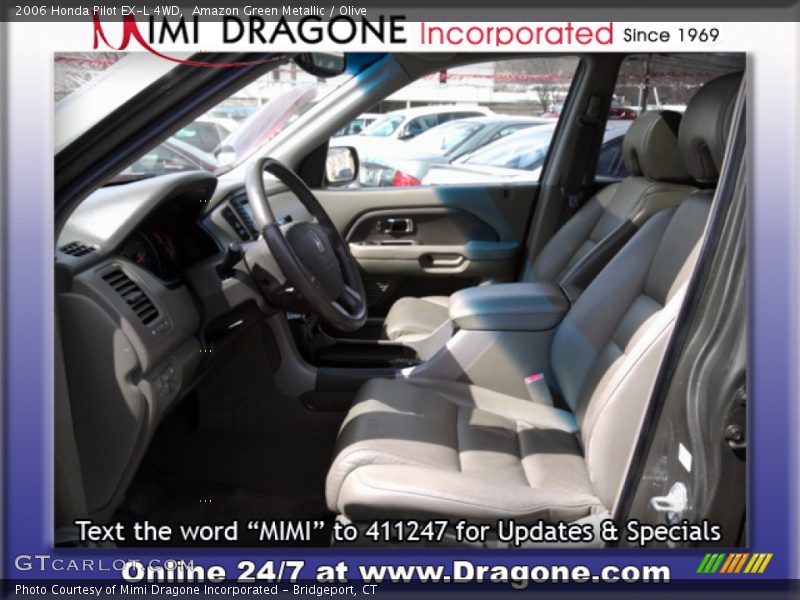 Amazon Green Metallic / Olive 2006 Honda Pilot EX-L 4WD