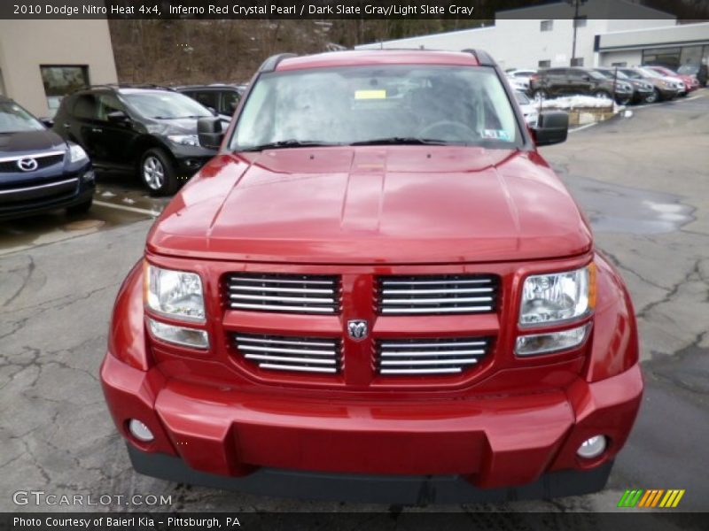 Inferno Red Crystal Pearl / Dark Slate Gray/Light Slate Gray 2010 Dodge Nitro Heat 4x4