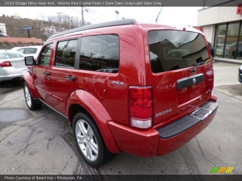 Inferno Red Crystal Pearl / Dark Slate Gray/Light Slate Gray 2010 Dodge Nitro Heat 4x4