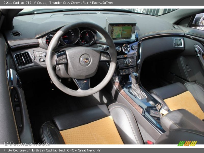 Ebony/Saffron Interior - 2011 CTS -V Coupe 