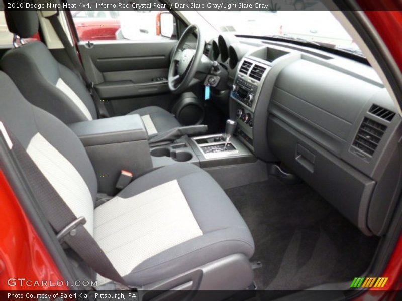 Inferno Red Crystal Pearl / Dark Slate Gray/Light Slate Gray 2010 Dodge Nitro Heat 4x4