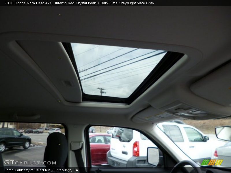 Inferno Red Crystal Pearl / Dark Slate Gray/Light Slate Gray 2010 Dodge Nitro Heat 4x4