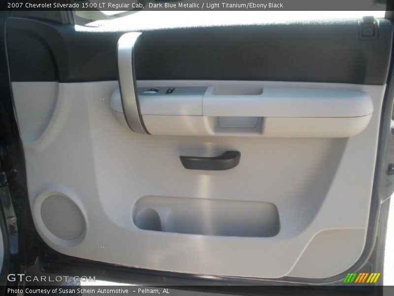 Dark Blue Metallic / Light Titanium/Ebony Black 2007 Chevrolet Silverado 1500 LT Regular Cab