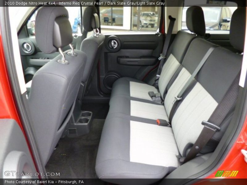 Rear Seat of 2010 Nitro Heat 4x4